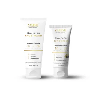 Face wash sunscreen combo